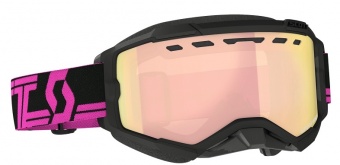 Снегоходные очки Scott Fury Snow Cross black/pink enhancer rose chrome в интернет магазине SnowSport